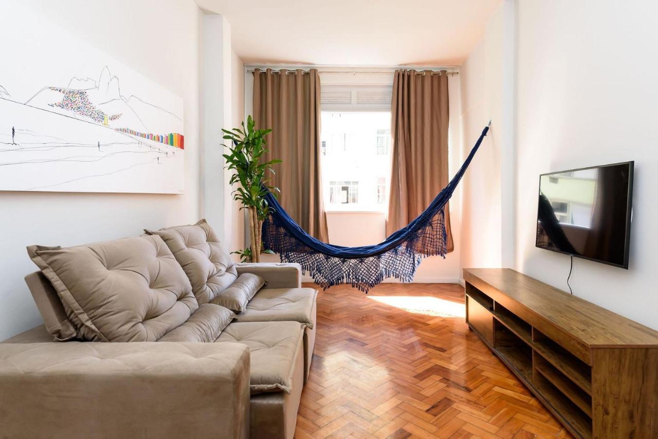 2 Quartos Em Copacabana C/ Vista-Mar | Pj 135/808 Rio de Janeiro Exteriör bild