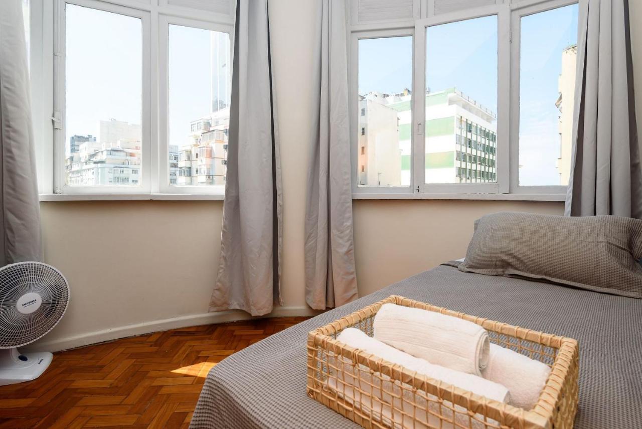 2 Quartos Em Copacabana C/ Vista-Mar | Pj 135/808 Rio de Janeiro Exteriör bild