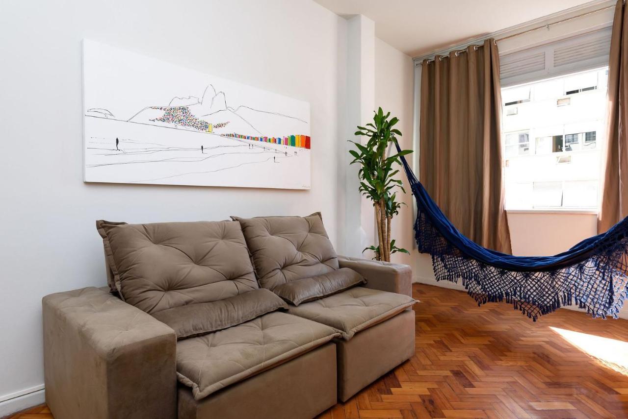 2 Quartos Em Copacabana C/ Vista-Mar | Pj 135/808 Rio de Janeiro Exteriör bild